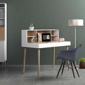 北欧风格书桌椅组合3D模型下载